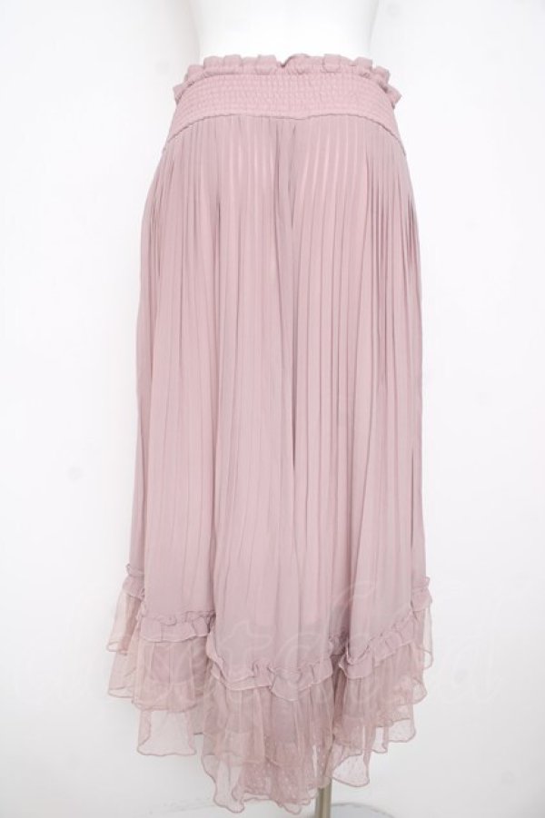 画像2: axes femme / プリーツフレアガウチョ M ピンク Y-26-02-17-221-AX-PA-SZ-ZY (2)