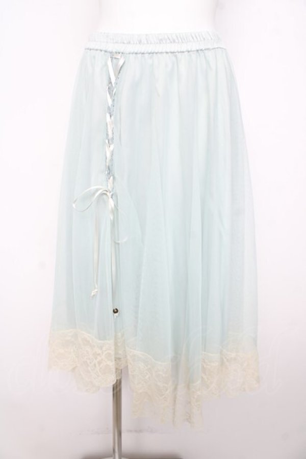 画像1: axes femme / チュールボリュームスカート M ミント Y-26-02-17-222-AX-SK-SZ-ZY (1)