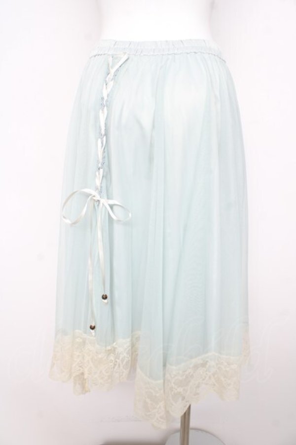 画像2: axes femme / チュールボリュームスカート M ミント Y-26-02-17-222-AX-SK-SZ-ZY (2)