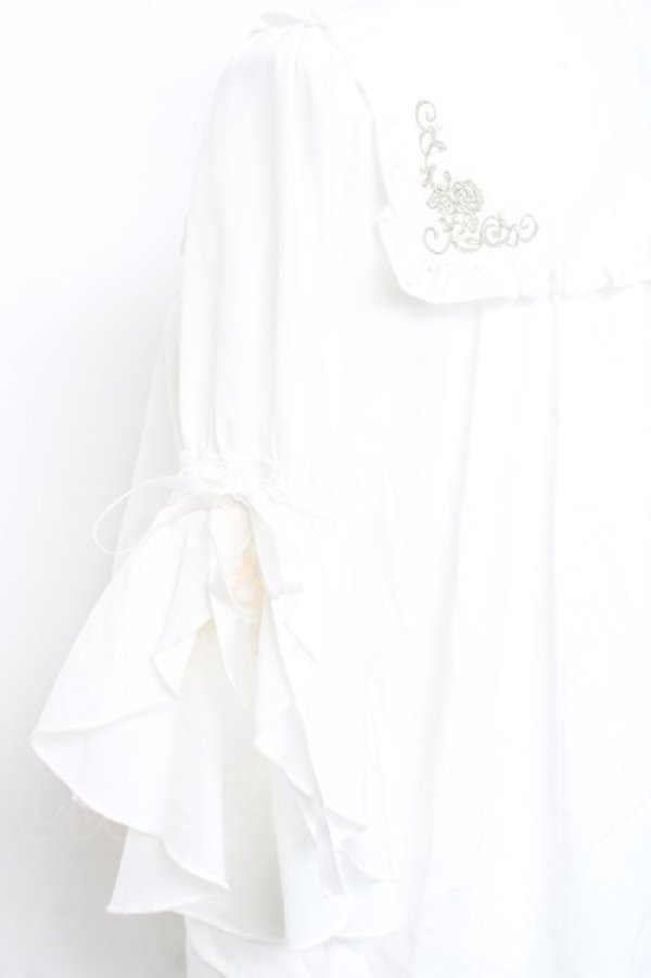 画像3: axes femme kawaii / フリルセーラーブラウス M 白 Y-26-02-17-018-AX-BL-SZ-ZY (3)