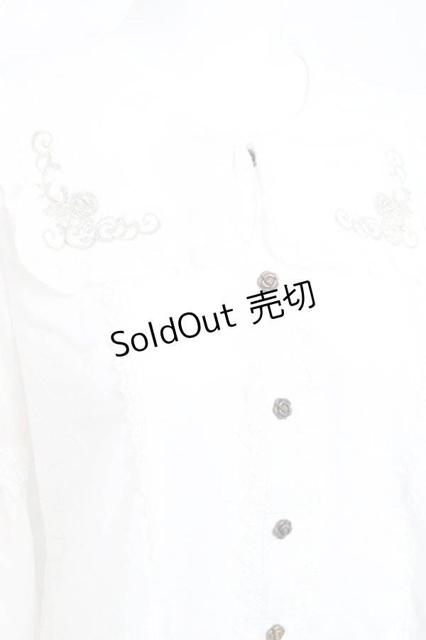 画像4: axes femme kawaii / フリルセーラーブラウス M 白 Y-26-02-17-018-AX-BL-SZ-ZY (4)