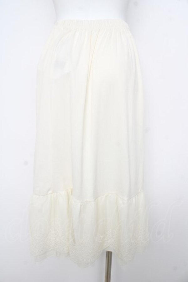 画像2: axes femme / 選べる着丈レースペチスカート M 生成り Y-26-02-17-234-AX-SK-SZ-ZY (2)