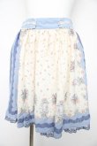 画像1: axes femme / 鳥かご×メルヘン柄スカート M サックス Y-26-02-17-240-AX-SK-SZ-ZY (1)