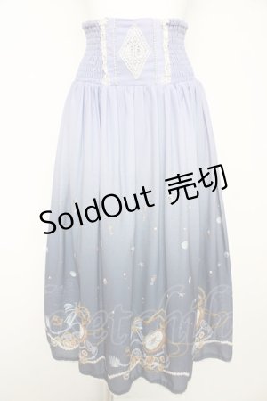 画像: axes femme / 海グラデ柄ワンピース M ブルー Y-26-02-17-253-AX-OP-SZ-ZY