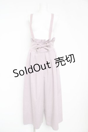 画像: axes femme POETIQUE / レースアップワイドパンツ M ピンク Y-26-02-17-254-AX-PA-SZ-ZI