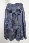 画像2: axes femme kawaii / クラシックブーケ柄スカート M パープル Y-26-02-17-263-AX-SK-SZ-ZY (2)