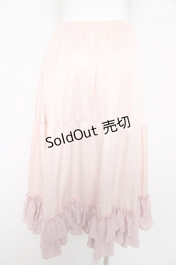 画像2: axes femme kawaii / ミディフリルペチスカート M ピンク Y-26-02-17-264-AX-SK-SZ-ZY (2)