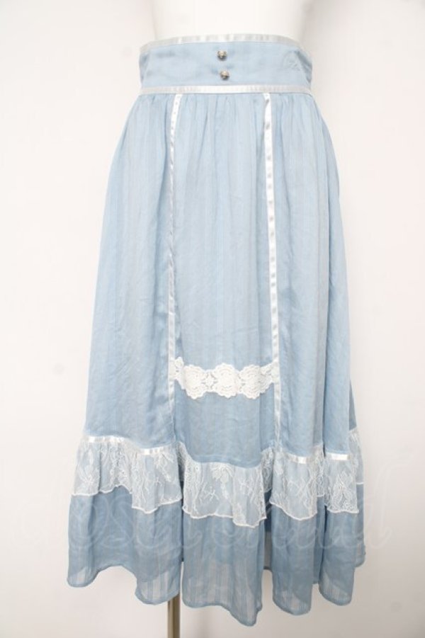 画像1: axes femme kawaii / ブリーズスカート M サックス Y-26-02-17-265-AX-SK-SZ-ZY (1)