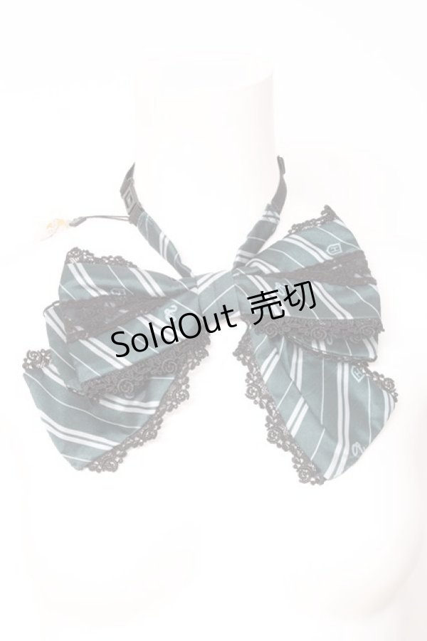 画像1: ATELIER PIERROT / ハリー・ポッター トリプルリボンタイ  スリザリン/グリーン Y-26-02-17-004-EL-ZA-SZ-ZY (1)