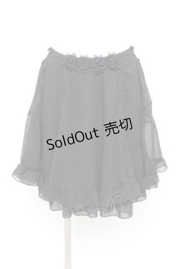 画像4: axes femme / ポンチョ型BL M 黒 Y-26-02-17-022-AX-TO-SZ-ZY (4)