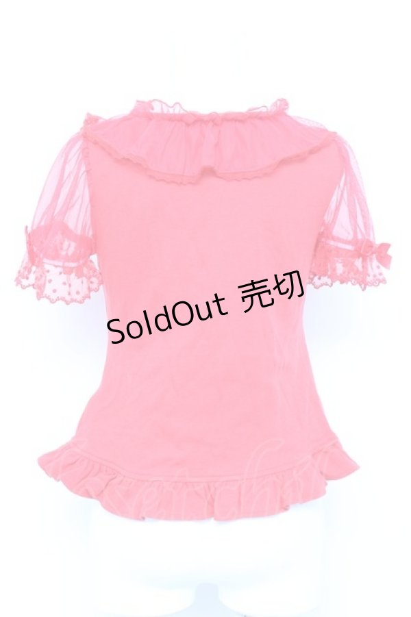 画像2: Angelic Pretty / Cute Ribbonカットソー  赤 Y-26-02-17-026-AP-TO-SZ-ZY (2)