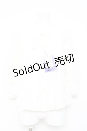 画像: Angelic Pretty / ふわふわチュールブラウス  白 Y-26-02-17-027-AP-BL-SZ-ZY