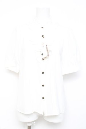 画像: Amavel / Steampunk Gearブラウス F 白 Y-26-02-17-028-CA-BL-SZ-ZY