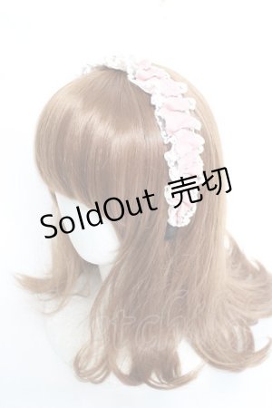 画像: m petit by misako / TT*AMレースカチューシャ  中桃 Y-26-02-19-005-LO-AC-SZ-ZT639-F004