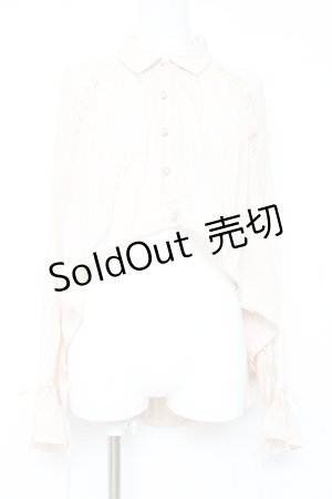 画像: axes femme / イレヘム×ボリュームシャツ F 生成り Y-26-02-19-026-AX-BL-SZ-ZS