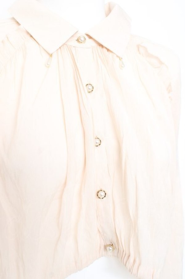 画像4: axes femme / イレヘム×ボリュームシャツ F 生成り Y-26-02-19-026-AX-BL-SZ-ZY (4)