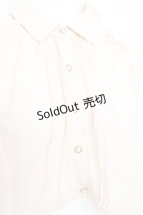 画像4: axes femme / イレヘム×ボリュームシャツ F 生成り Y-26-02-19-026-AX-BL-SZ-ZS (4)