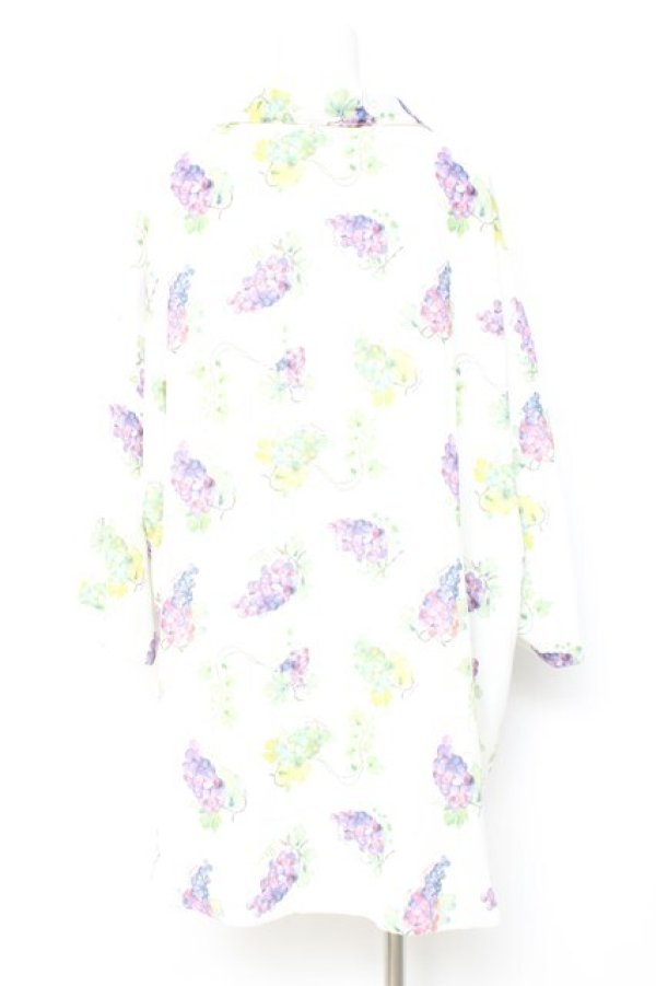 画像2: AXES-X / ぶどうプリントアロハ Xl 白 Y-26-02-19-033-LO-BL-SZ-ZY (2)