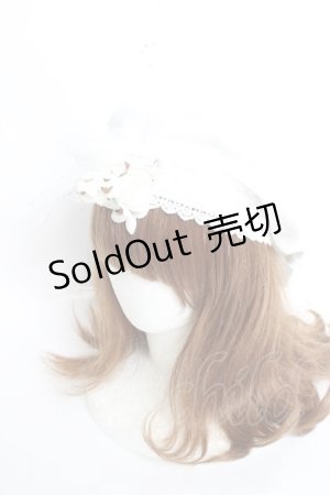 画像: ALICE and the PIRATES / 聖歌隊ベレー帽  ホワイト Y-26-02-19-006-PA-AC-SZ-ZY