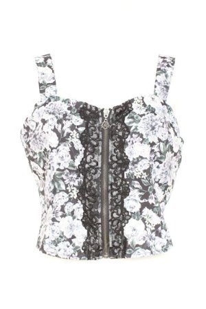 画像: axes femme / フルールPTジップ付ビスチェ F 黒 Y-26-02-19-037-AX-TO-SZ-ZY