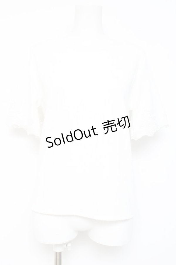 画像1: axes femme / バックレースアップリブプルオーバー M 白 Y-26-02-19-041-AX-TO-SZ-ZY (1)