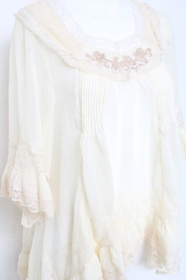 画像3: axes femme / シフォントップス  生成り Y-26-02-19-042-AX-TO-SZ-ZY (3)