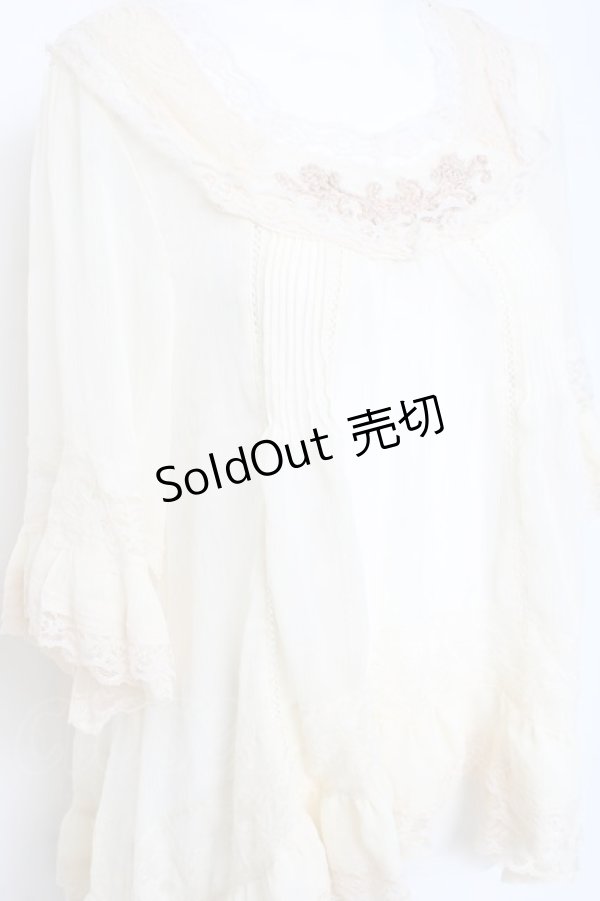 画像3: axes femme / シフォントップス  生成り Y-26-02-19-042-AX-TO-SZ-ZY (3)