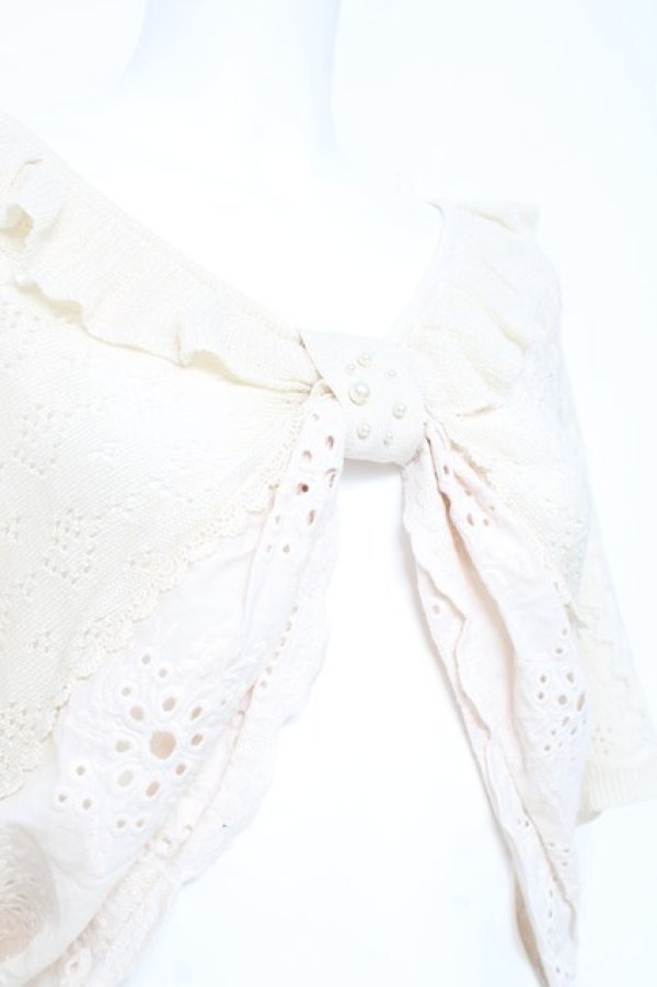 画像3: axes femme / リボンプルオーバー M 生成り Y-26-02-19-046-AX-TO-SZ-ZY (3)