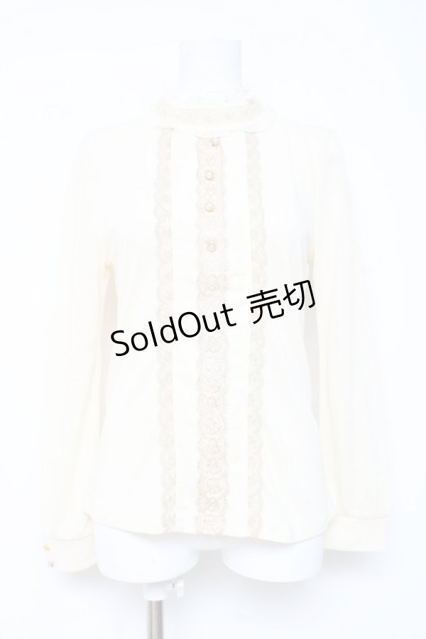 画像1: axes femme / プチスタンドブラウス風インナー M 生成り Y-26-02-19-049-AX-TO-IG-ZI (1)