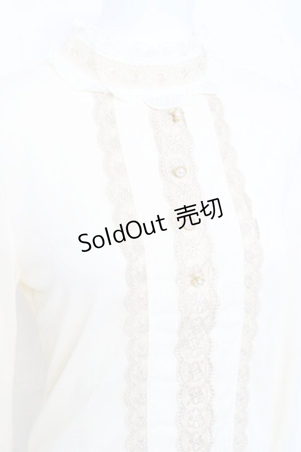 画像3: axes femme / プチスタンドブラウス風インナー M 生成り Y-26-02-19-049-AX-TO-IG-ZI (3)