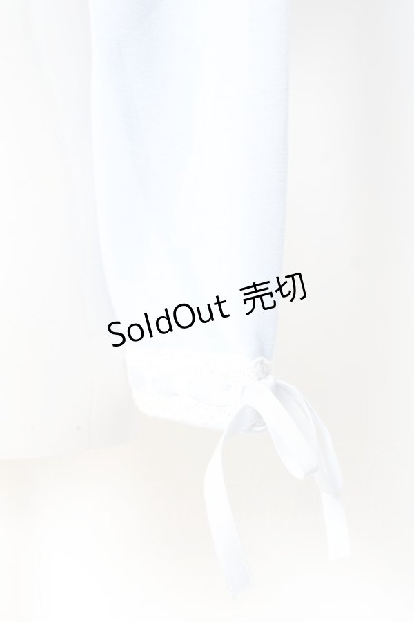 画像3: axes femme POETIQUE / フリルクロップドカットカーディガン  サックス Y-26-02-19-056-AX-TO-SZ-ZY (3)