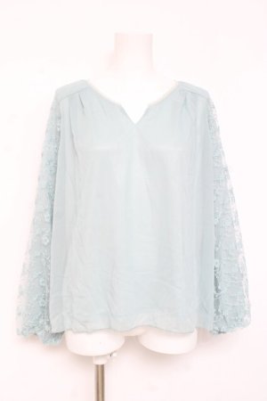 画像: axes femme / パール金具付袖レースプルオーバー M グリーン Y-26-02-19-057-AX-TO-SZ-ZY