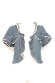 画像1: axes femme / デニム風ボレロ M ブルー Y-26-02-19-062-AX-TO-SZ-ZY (1)