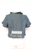 画像2: axes femme / デニム風ボレロ M ブルー Y-26-02-19-062-AX-TO-SZ-ZY (2)