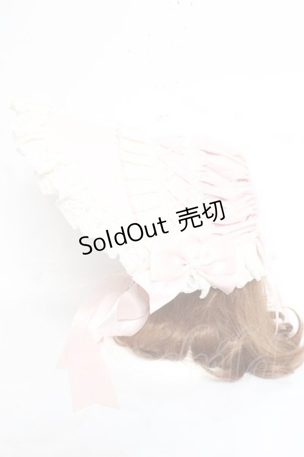 画像2: Hoshibako Works / シャルロットデコラティヴボンネット  ピンク Y-26-02-19-007-LO-AC-SZ-ZY (2)