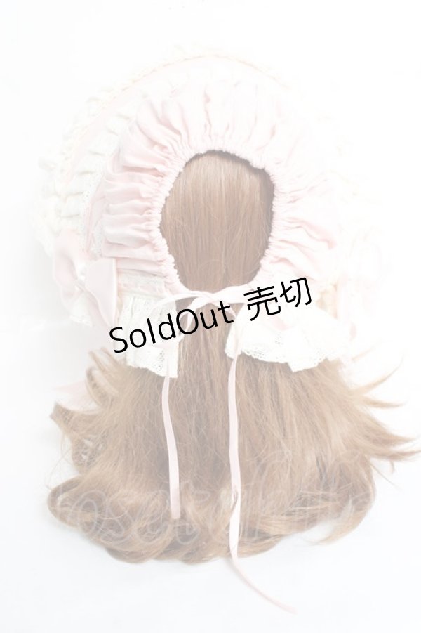 画像3: Hoshibako Works / シャルロットデコラティヴボンネット  ピンク Y-26-02-19-007-LO-AC-SZ-ZY (3)