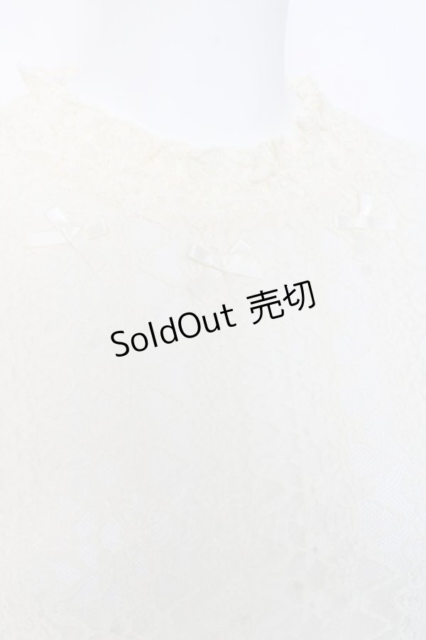 画像3: m petit by misako / レースインナートップス M 生成り Y-26-02-19-068-LO-TO-SZ-ZI (3)