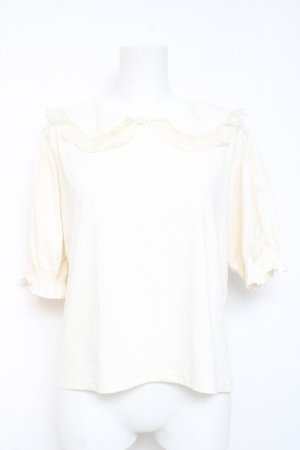 画像: m petit by misako / 丸襟プルオーバー L 生成り Y-26-02-19-069-LO-TO-SZ-ZY