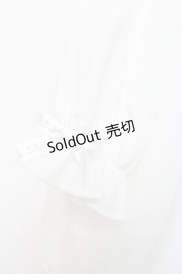 画像3: m petit by misako / NINA'Sコラボブラウス M 白 Y-26-02-19-070-LO-BL-SZ-ZI (3)