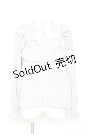 画像: Rojita / ハート柄フロッキーブラウス M グレー Y-26-02-19-076-LO-BL-SZ-ZY