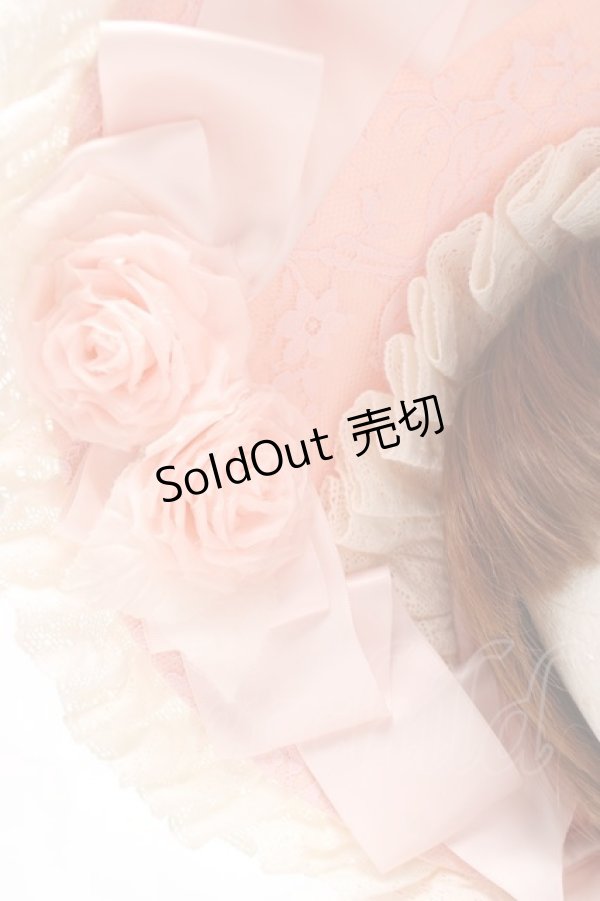 画像6: Hoshibako Works / シャルロットデコラティヴボンネット  ピンク Y-26-02-19-007-LO-AC-SZ-ZY (6)