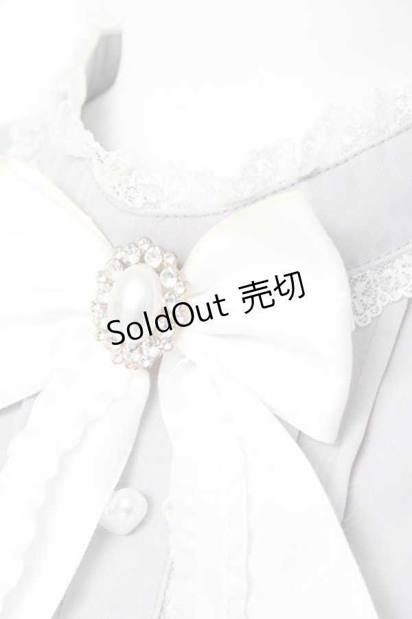 画像4: Rojita / ハート柄フロッキーブラウス M グレー Y-26-02-19-076-LO-BL-SZ-ZY (4)