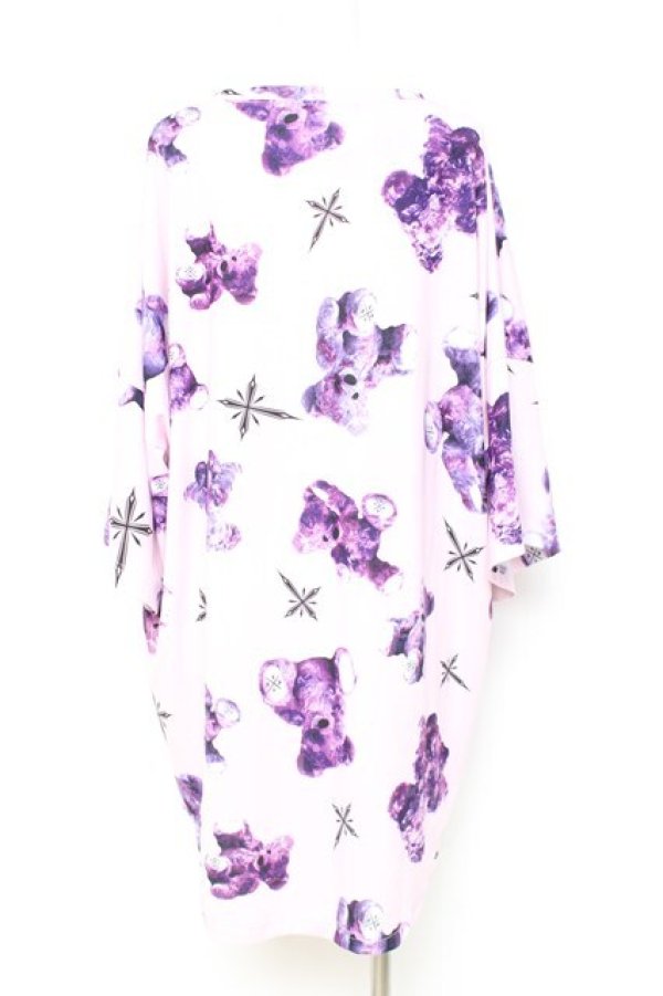 画像2: TRAVAS TOKYO / 総柄ベアTシャツ F パープル Y-26-02-19-079-PU-TO-SZ-ZY (2)
