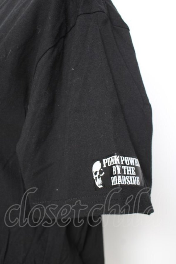 画像4: SEX POT ReVeNGe / スカルプリントカットソー  黒 Y-26-02-19-085-SP-TO-SZ-ZY (4)