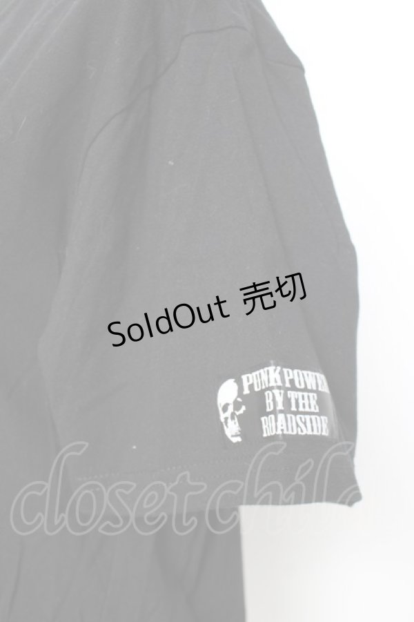 画像4: SEX POT ReVeNGe / スカルプリントカットソー  黒 Y-26-02-19-085-SP-TO-SZ-ZY (4)