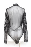 画像2: Restyle / Black gothic CRESCENT MESH BODYSUIT L 黒 Y-26-02-19-087-GO-TO-SZ-ZY (2)