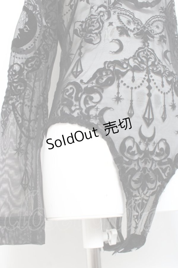 画像3: Restyle / Black gothic CRESCENT MESH BODYSUIT L 黒 Y-26-02-19-087-GO-TO-SZ-ZY (3)