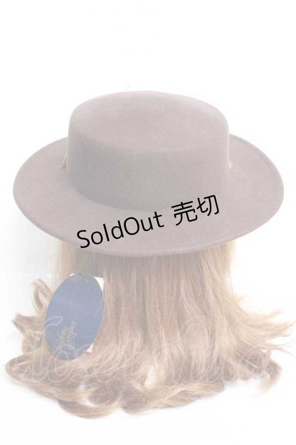 画像3: an another angelus / ロングベロアリボンキャノチェ F ブラウン Y-26-02-19-008-CA-AC-SZ-ZY (3)