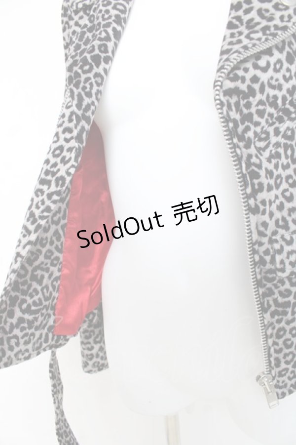 画像6: HELL CAT PUNKS / コットンライダースジャケット S グレー Y-26-02-19-092-PU-JA-SZ-ZY (6)