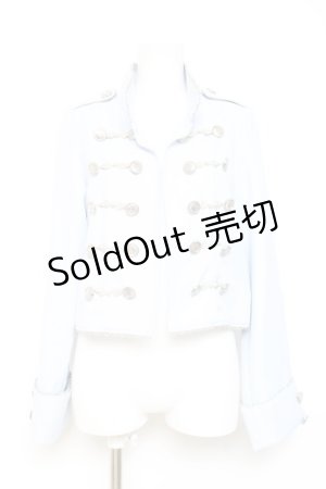 画像: ALICE and the PIRATES / 忘却と憧憬のショートジャケット  ブルー Y-26-02-19-095-PA-JA-SZ-ZY